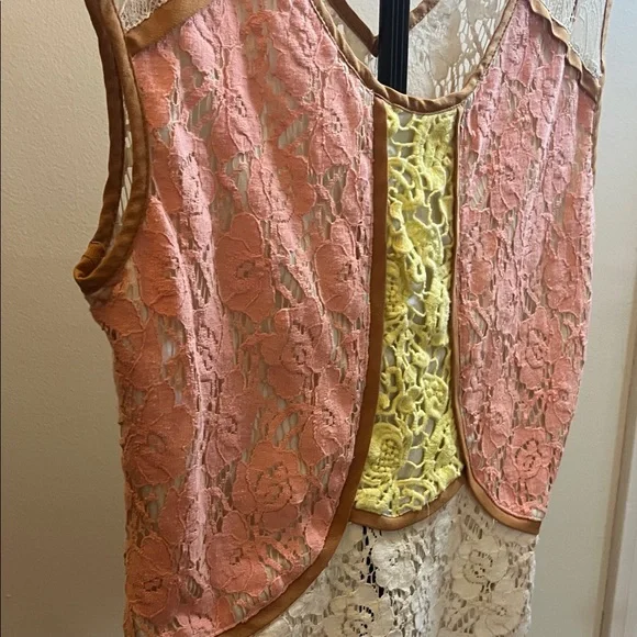 Altard State Corduroy Button Front Mini Skirt + Lelis Crop Top Bundle Size S - Picture 8 of 11